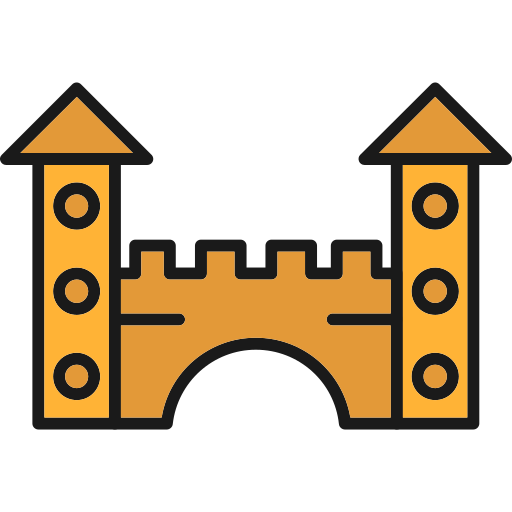 castillo de juguete icono gratis