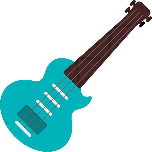 guitarra electrica icono gratis