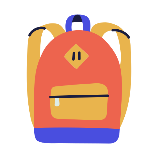 School bag Generic Flat icon