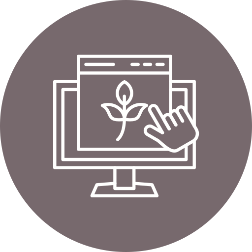 contenido orgánico icono gratis