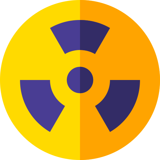 energía nuclear icono gratis