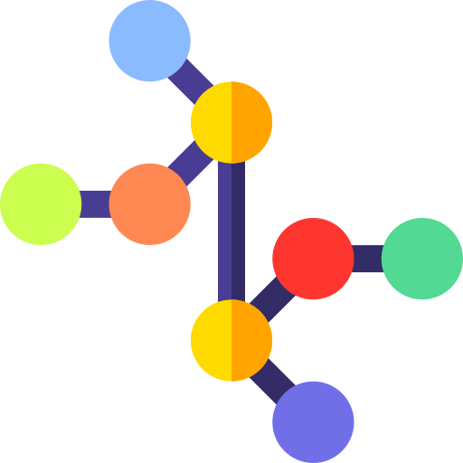 Molecule Basic Straight Flat icon