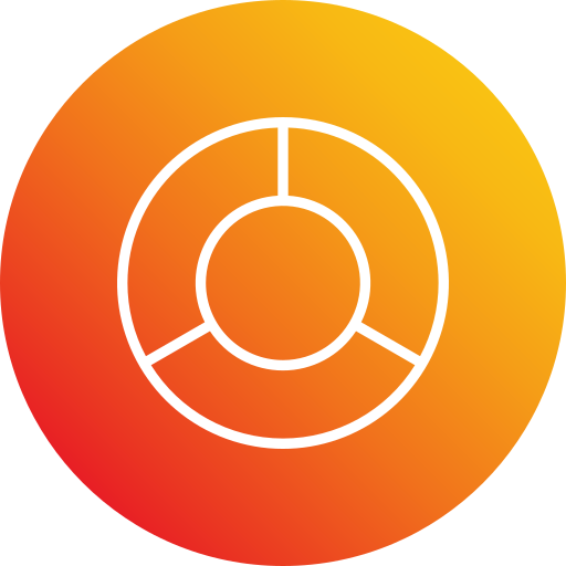 gráfico circular icono gratis