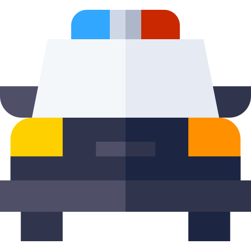 carro de polícia grátis ícone