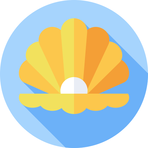 Shell Flat Circular Flat icon