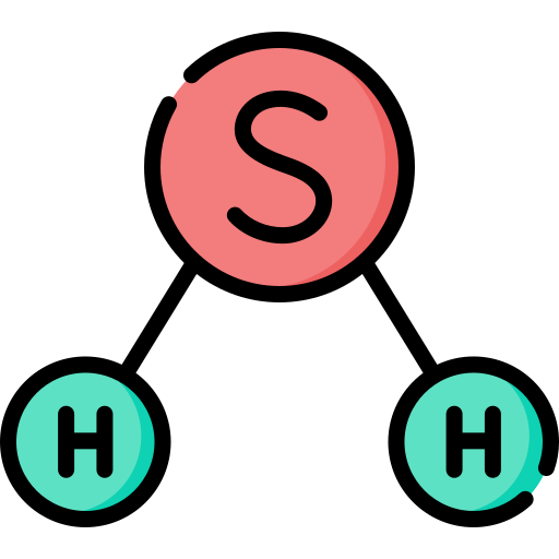 Hydrogen sulphide Special Lineal color icon