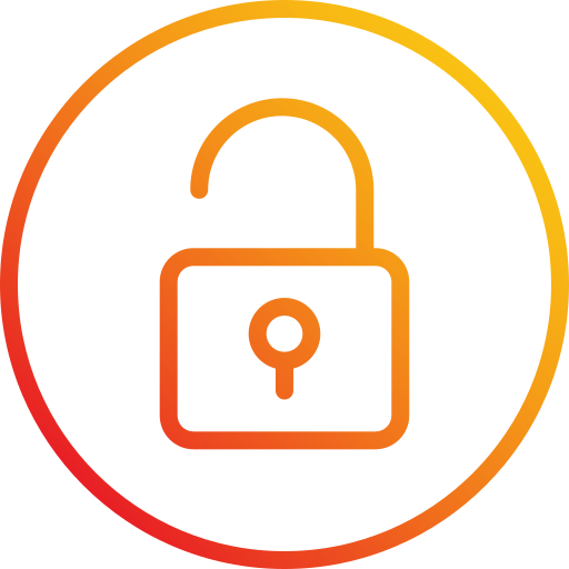 desbloqueado icono gratis