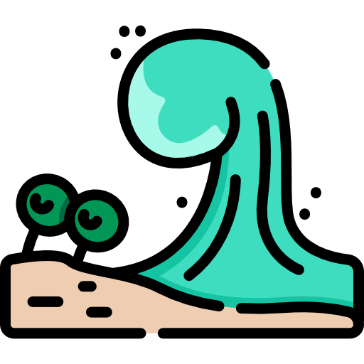 tsunami Icône gratuit tsunami Icône gratuit