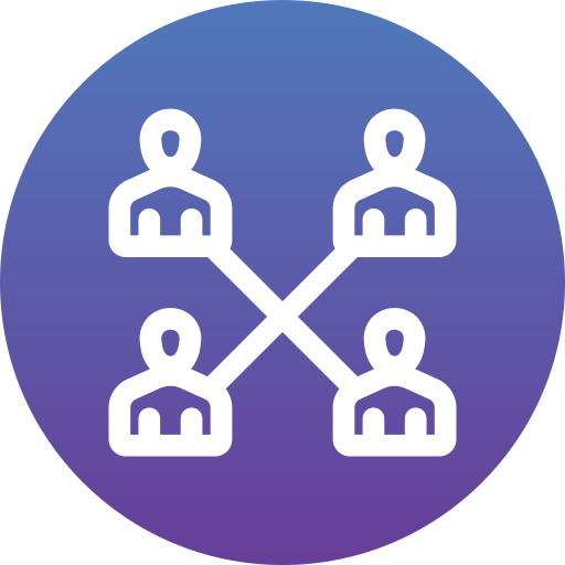 Teamwork Generic Flat Gradient icon