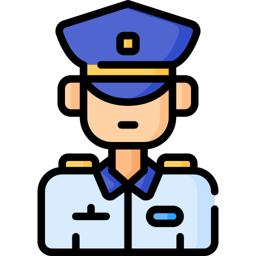 policía icono gratis