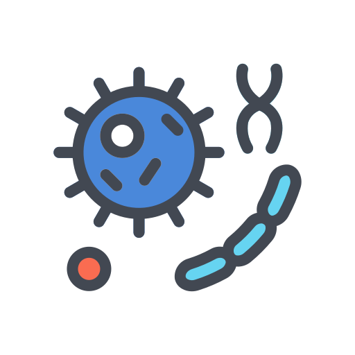 bacteriología icono gratis