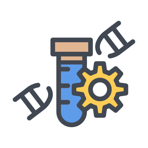 Icono de Bioingeniería Generic Outline Color