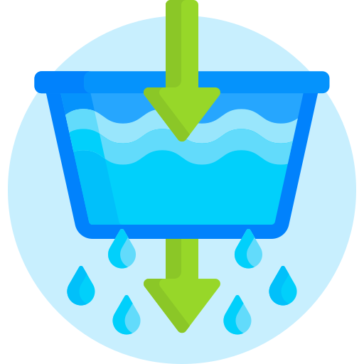 물을 빼다 무료 아이콘