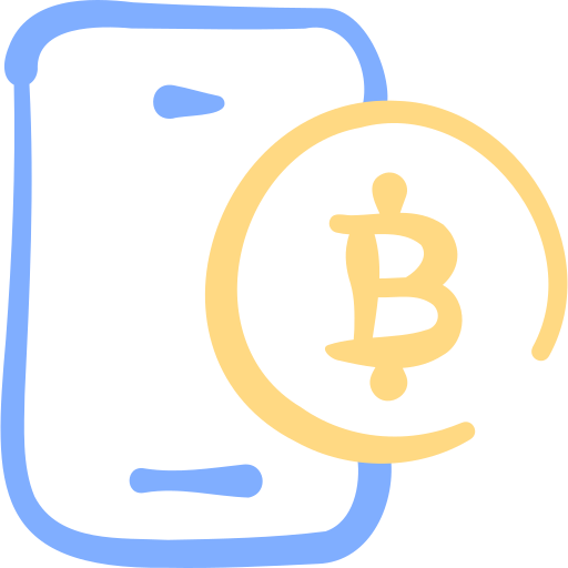 dinero móvil icono gratis