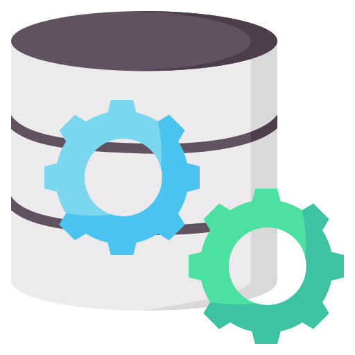 gestión de base de datos icono gratis