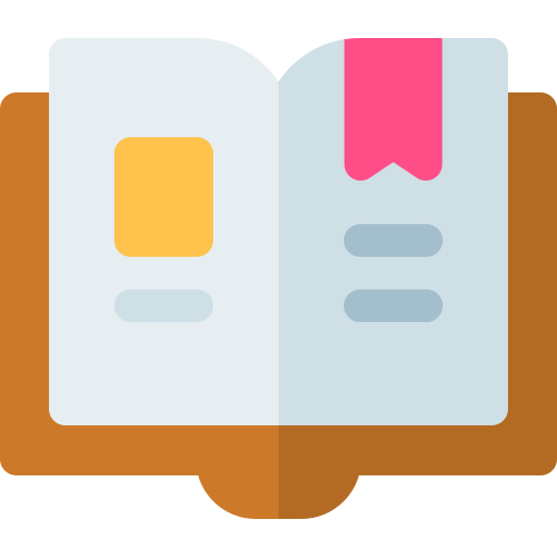 Open book Basic Rounded Flat icon