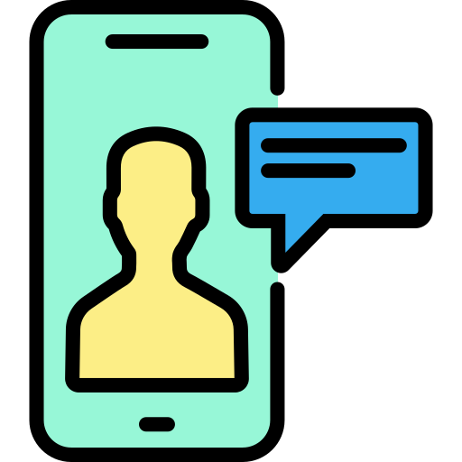 Message Generic Outline Color icon