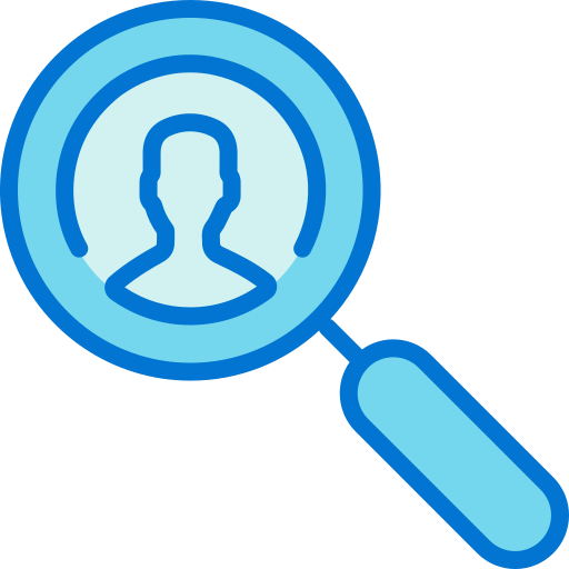 Search Generic Blue icon