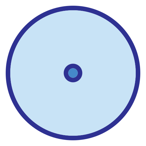 Billiard ball Generic Blue icon