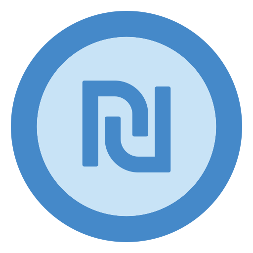 New shekel Generic Blue icon