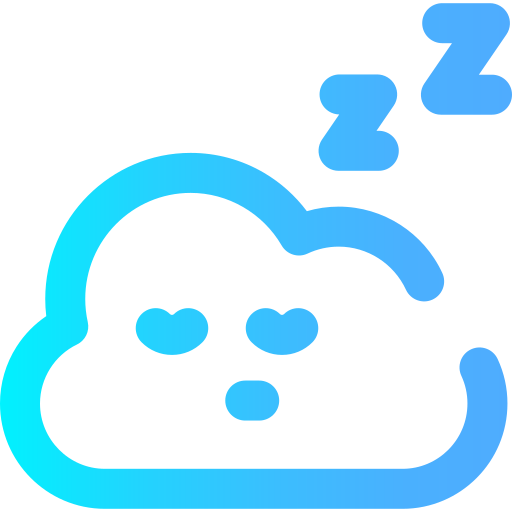 Cloud Super Basic Omission Gradient icon