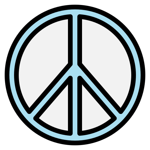 Peace Generic Outline Color icon