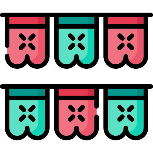 guirnaldas icono gratis