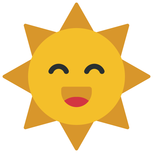 Sun Juicy Fish Flat icon