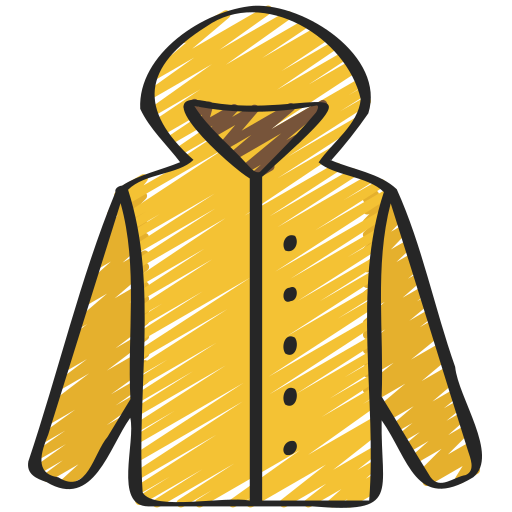 impermeable icono gratis