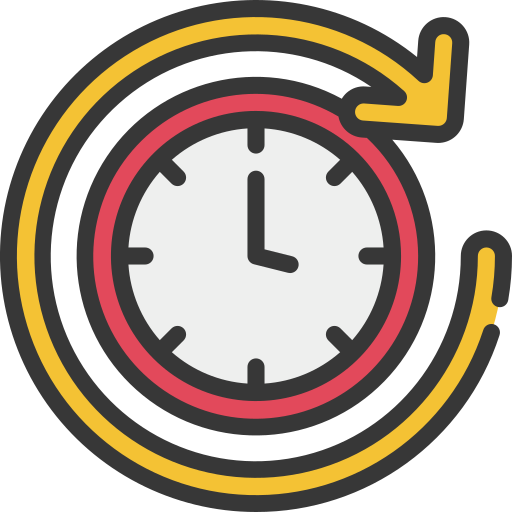 Daylight saving time Free time and date icons