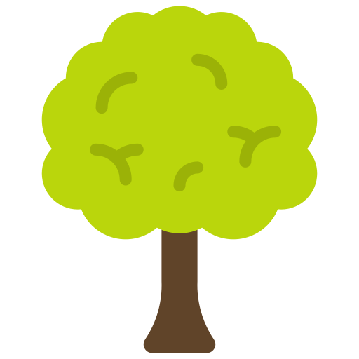 Tree Juicy Fish Flat icon