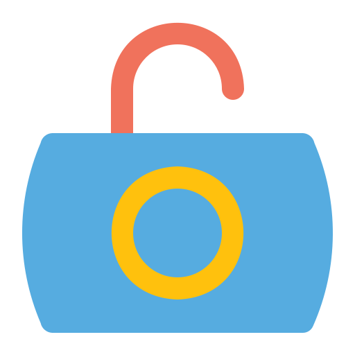 Unlock - Free security icons