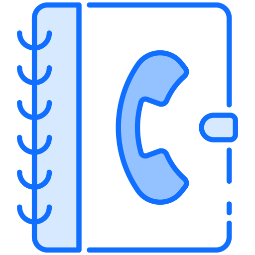 directorio telefónico icono gratis