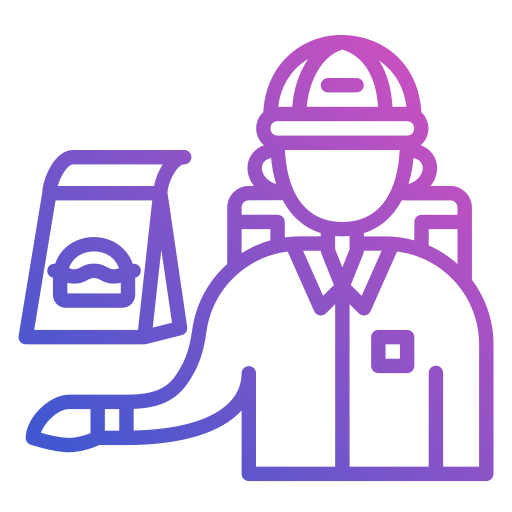 Delivery man free icon
