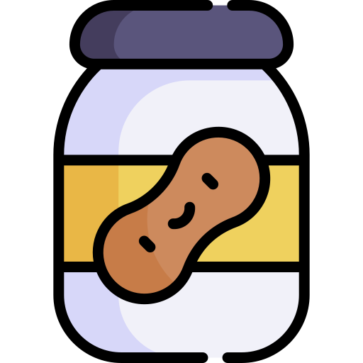 Butter jar Kawaii Lineal color icon