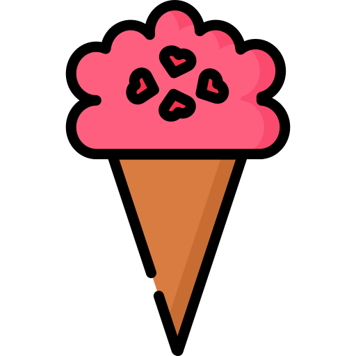 cucurucho de helado icono gratis