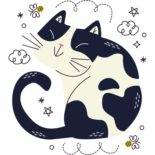 gato gratis sticker