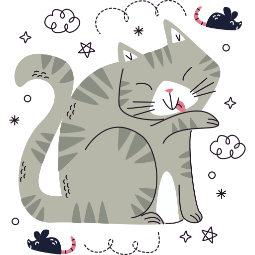 Кот бесплатно стикер