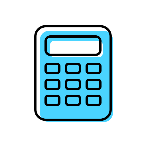 Calculator Generic Color Omission Icon