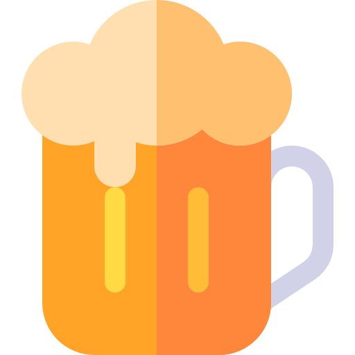 Beer Basic Rounded Flat icon