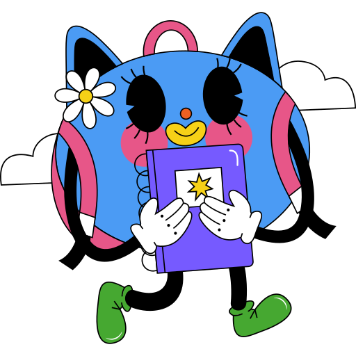 sac à dos gratuit sticker