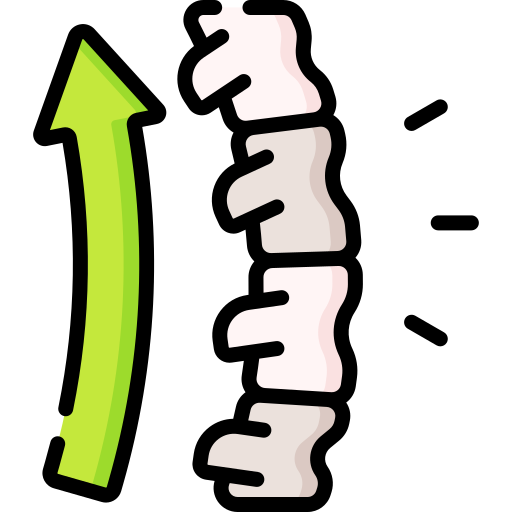 columna vertebral icono gratis