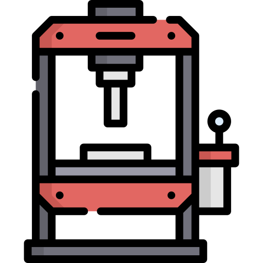 Press machine Special Lineal color icon