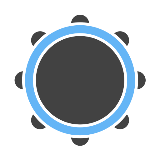 pandereta icono gratis