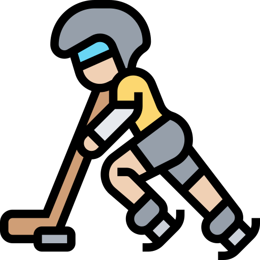 hockey sobre hielo icono gratis