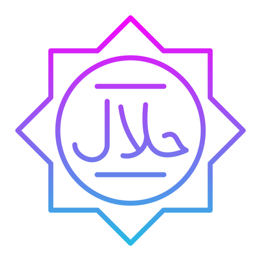 Halal free icon Halal free icon