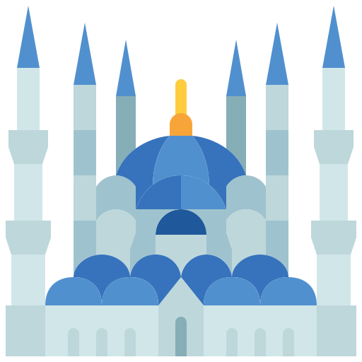 mezquita azul icono gratis