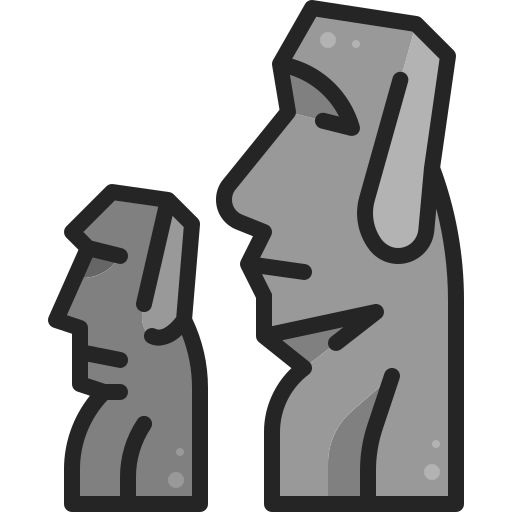 Moai emoji icon in PNG, SVG