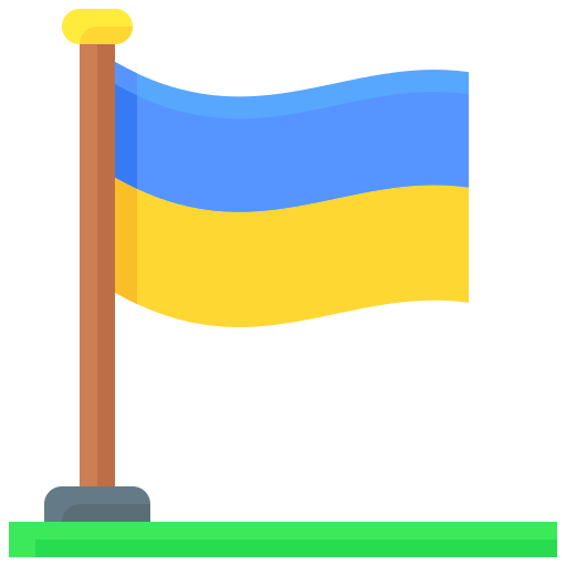 Ukraine Generic Flat icon