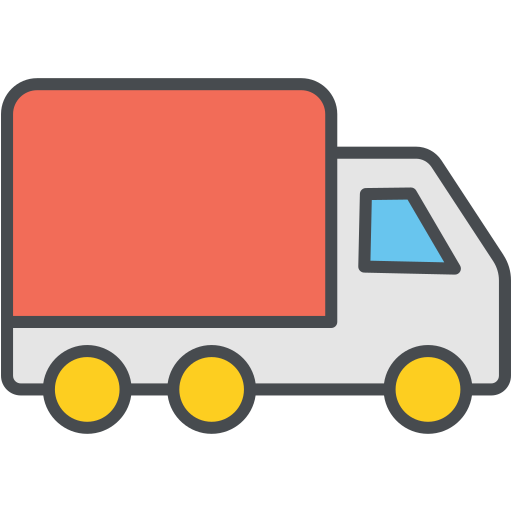 Delivery van Generic Outline Color icon